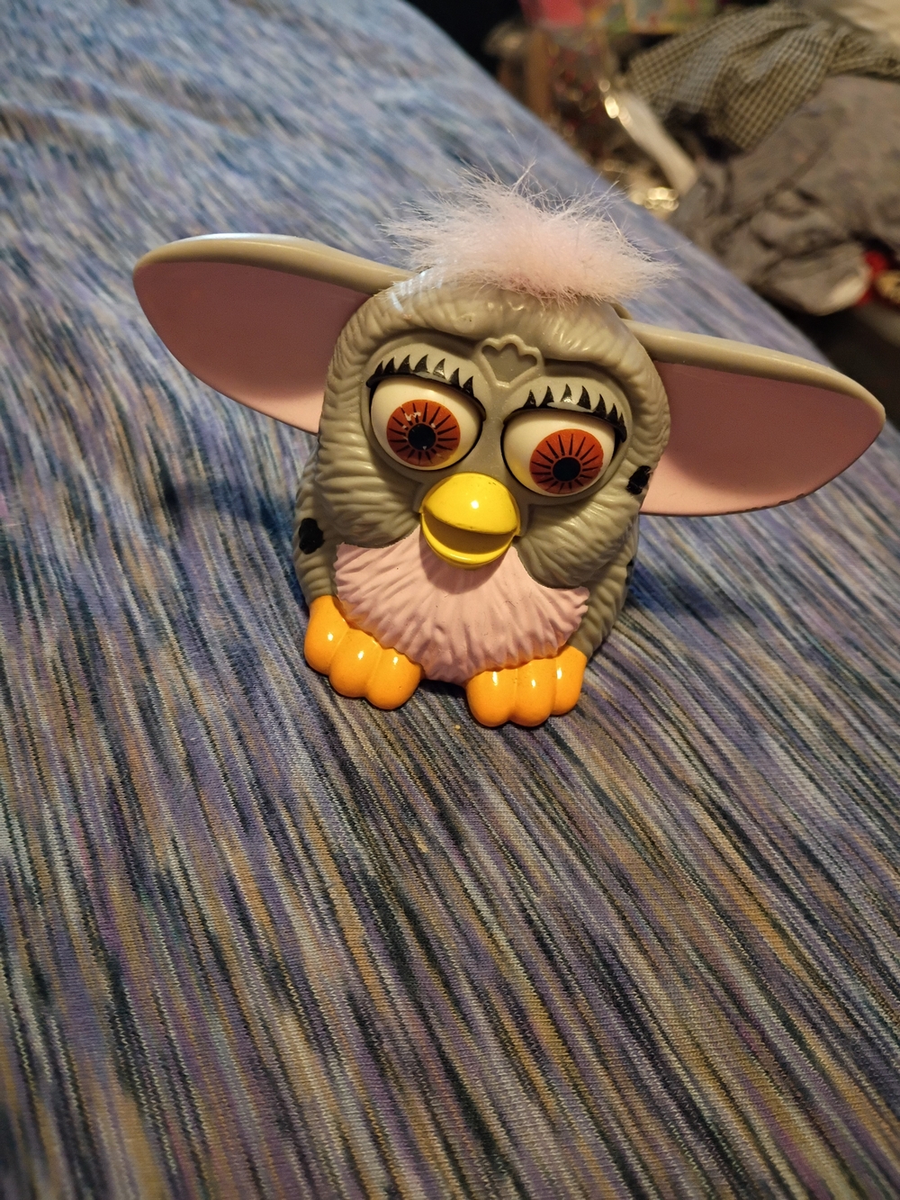 Gray and Pink~ Figurine Toy - Furby